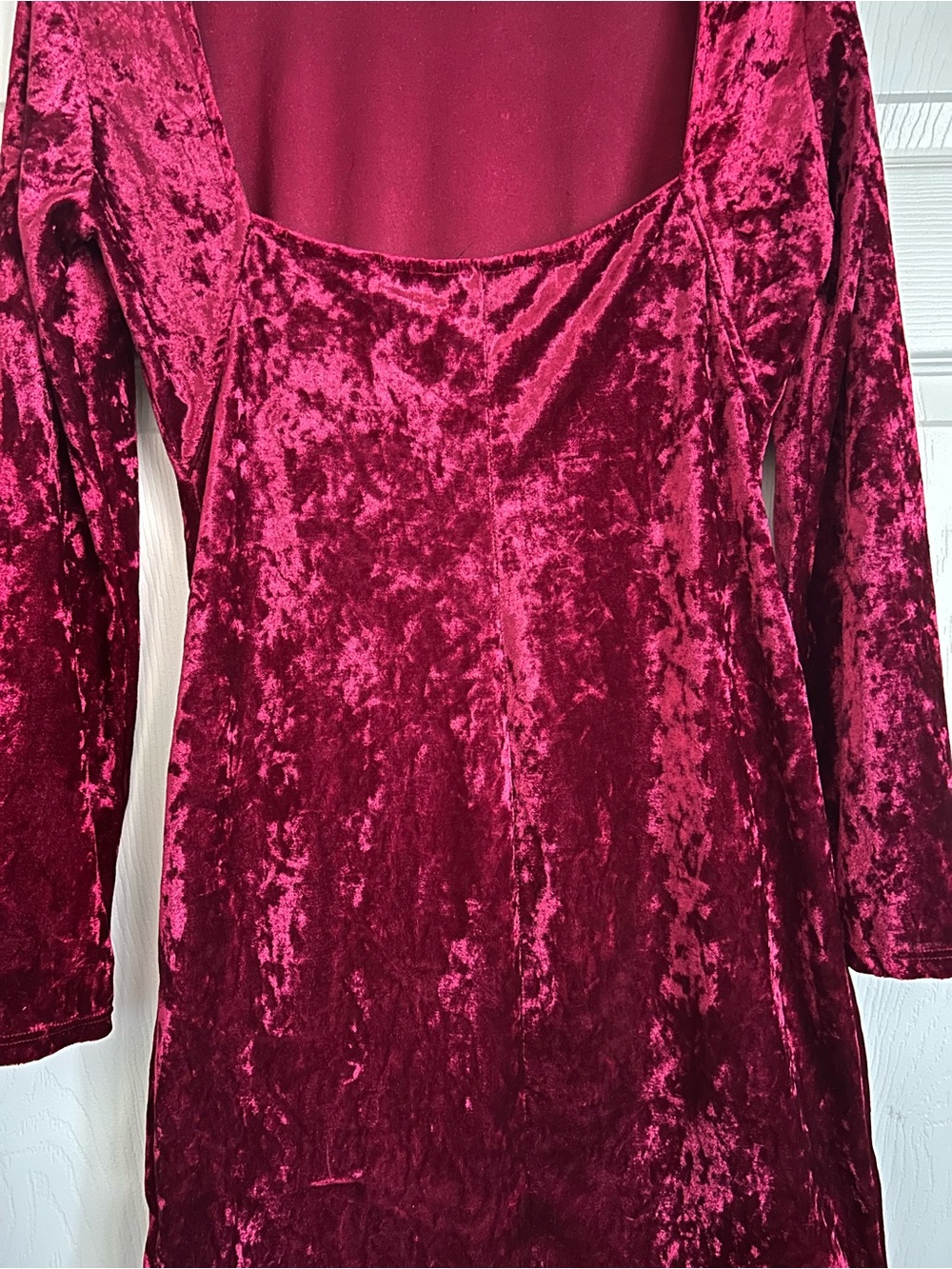 Lulus Velvet Long Sleeve Bodycon - Picture 9 of 9